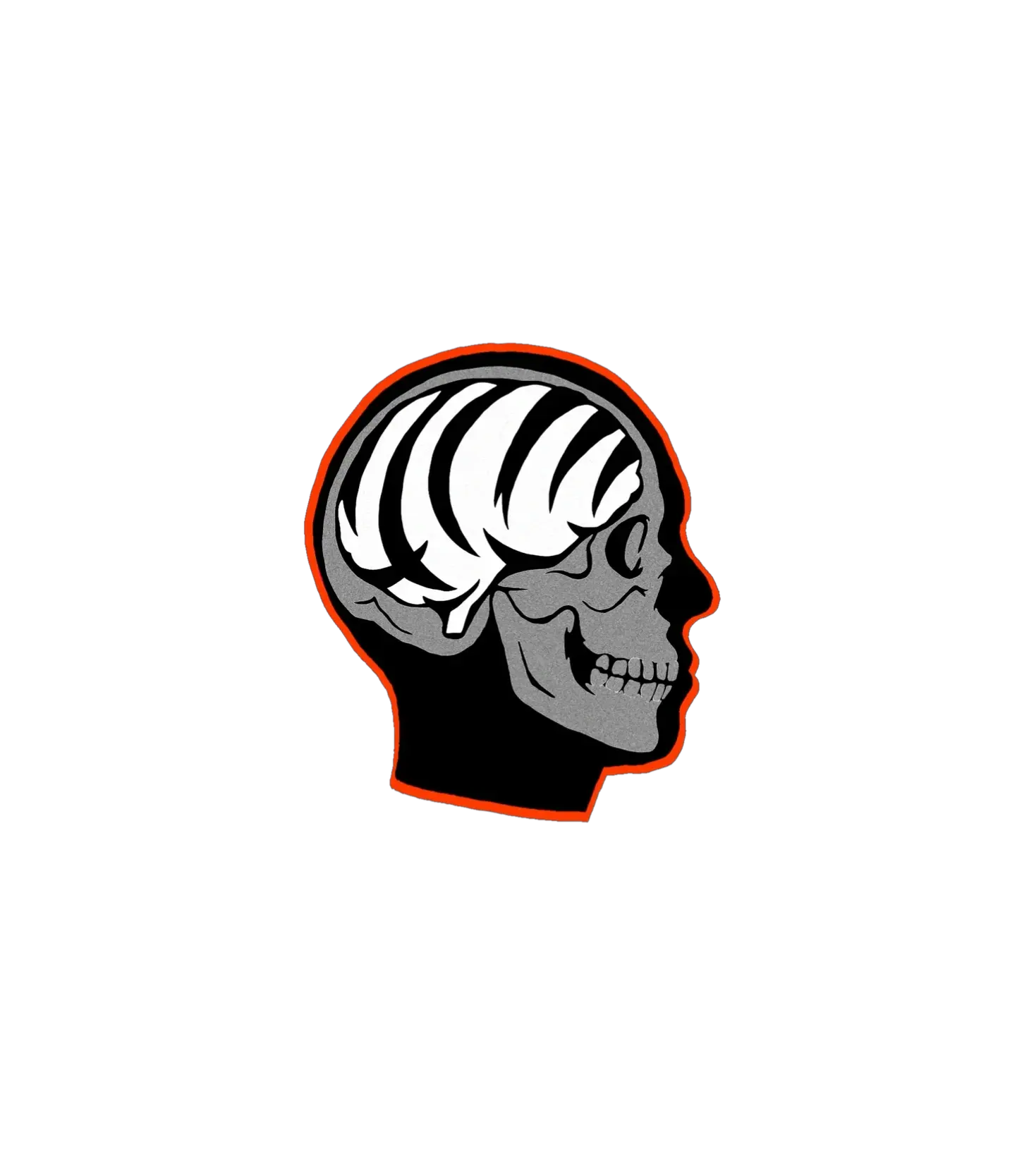 Bengals On The Brain skull profile